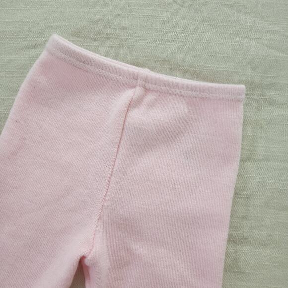 Vintage Pastel Pink Knit Pants 12 months - Picture 3 of 8